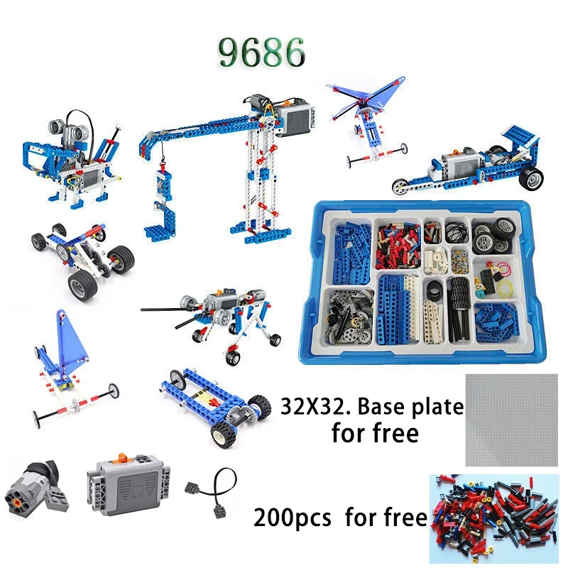 Renewable Energy Lego - 9686 Yüksek Teknoloji parçaları çoklu Teknoloji